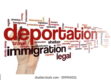 Deportation Word Cloud