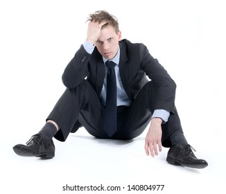 8,258 Sad man sitting on floor Images, Stock Photos & Vectors ...