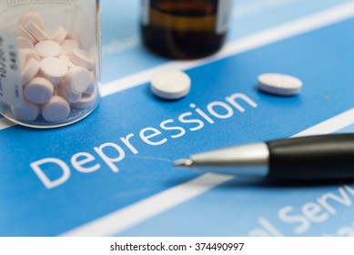 Depression concept