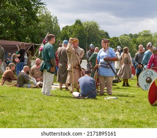 Derby, Derbyshire 06 25 2022 Viking Life Warriors