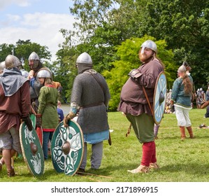 Derby, Derbyshire 06 25 2022 Viking Life Warriors