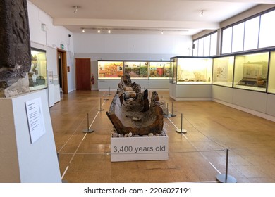 Derby, UK 09 24 2022 Modern Museum  Interior