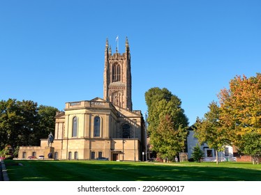 Derby, UK 09 24 2022 City Cathedral Building