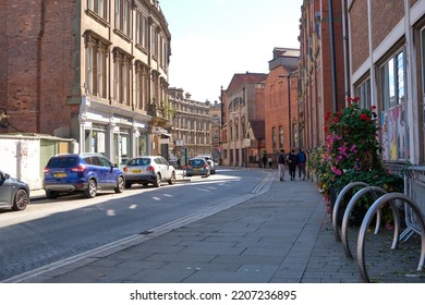 Derby, UK 09 24 2022 Old City Street