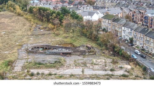 Derelict Land In Morecambe - Probably And Old Ride