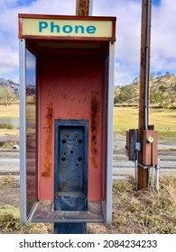 A Derelict Phone Booth Without The Phone Serves As A Reminder Of The Pace Of Technology In Our World Today