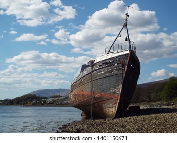 Derelict Trawler Scotland Near Fort William