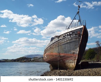 Derelict Trawler Scotland Near Fort William