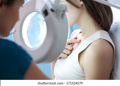 Dermatology is the branch of medicine dealing with the hair, nails, skin and its diseases - Powered by Shutterstock