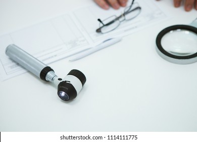 Dermatoscope Lying On The Table