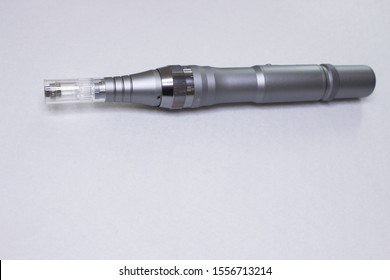 Dermis Stamp Electric Pen. Dermapen. Needle Mesotherapy Treatment. 

