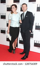 Dermot O'Leary And Wife Dee Koppang At The Elle Style Awards 2013, At The Savoy, London. 11/02/2013 Henry Harris