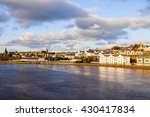 Derry panorama from Craigavon Bridge. Derry, Northern Ireland, United Kingdom.