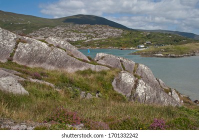 Derrynane Bay On The Iveragh Peninsula In South West Ireland.