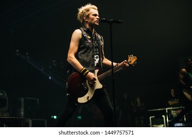 Deryck Whibley Lead Singer And Guitarist Of Sum 41, Live At O2 Victoria Warehouse Manchester June 26th 2019 