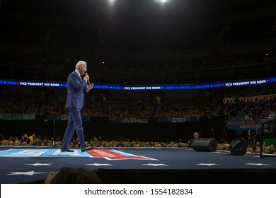 Des Moines, Iowa, USA November 1, 2019
Democratic Presidential Candidate Joe Biden (D-Delaware) Gives A Speech At The Iowa Democratic Party’s Liberty And Justice Celebration In Des Moines, Iowa.
