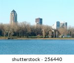 Des Moines skyline as seen from Gray