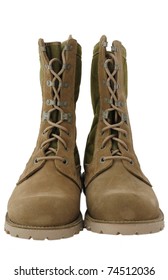 Desert Combat Boots Used By US And UK Soldiers