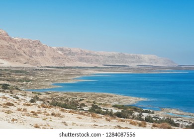Desert and dead sea in Israel
