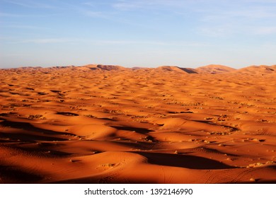 Desert Dunes At Morroco Desert