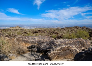 Desert Hiking Hidden Valley Mormon Loop Trail In Phoenix, Arizona