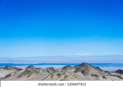 Desert Hillside Bushes Tall Barren Mountains Stock Photo 1204697413 ...