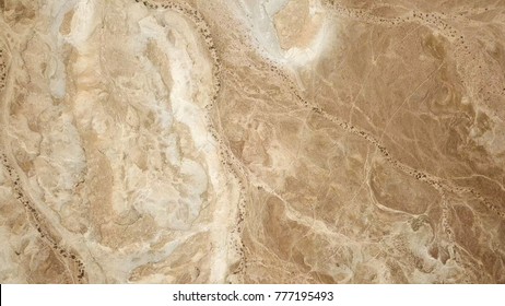 Desert Landscape - Aerial Top Down Aerial Image