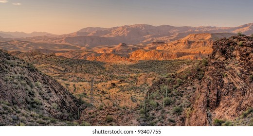 Desert Landscape Near Phoenix, Arizona