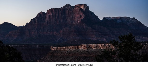 A Desert Landscape In The Southwestern United States