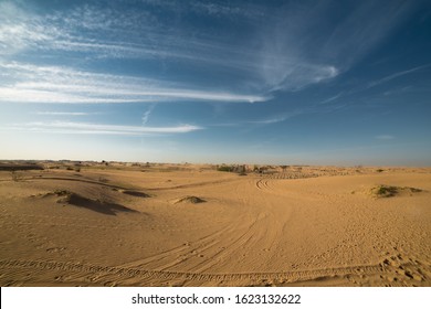 Desert landscape at the United Arab Emirates