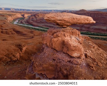 Desert road highway through red rock canyon Utah - Powered by Shutterstock