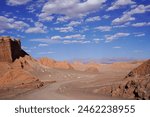 Desert road, Valle de la Luna, Atacama desert, San Pedro de Atacama, Chile