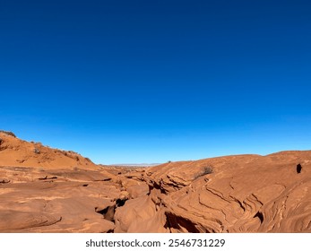 Desert Sandstone Formation with Clear Blue Sky in the Southwest USA - Powered by Shutterstock