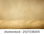 Desert with a sandy background. Dramatic smoke or dust effect. Mockup. Copy Space. Wallpaper or Halloween background