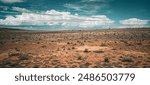 A desert scene in Arizona.