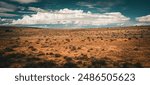 A desert scene in Arizona.