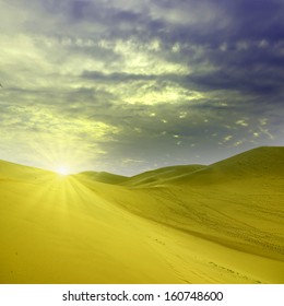 Desert Sunset 