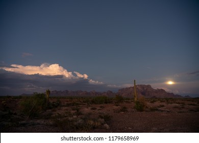 Desert Sunset Outside Yuma, Az