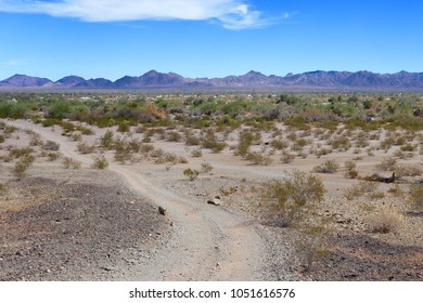 Desert Trail Riding In Quartzite Arizona.