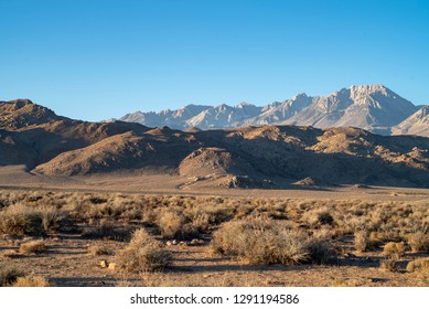 Desert Valley Eastern Sierra Nevada Mountains