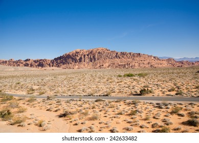 Desert,  Valley Of Fire State Park Near Las Vegas, Nevada