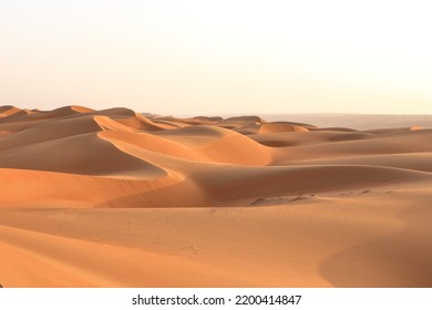 The Desert Wahiba Sands In Oman, Near East