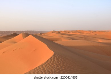 The Desert Wahiba Sands In Oman, Near East