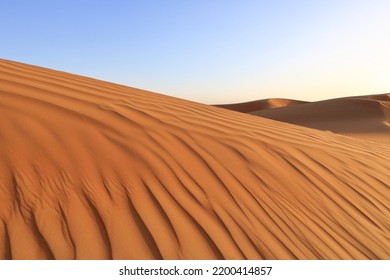 The Desert Wahiba Sands In Oman, Near East