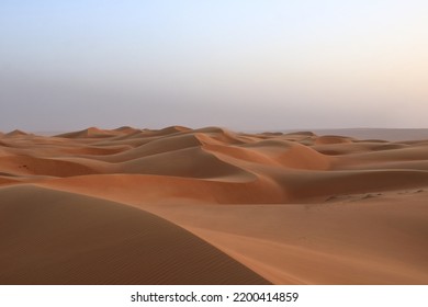 The Desert Wahiba Sands In Oman, Near East