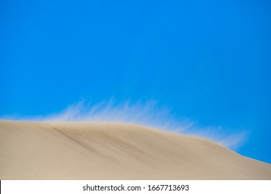 Desert Wind Blows Sand.sand Dunes