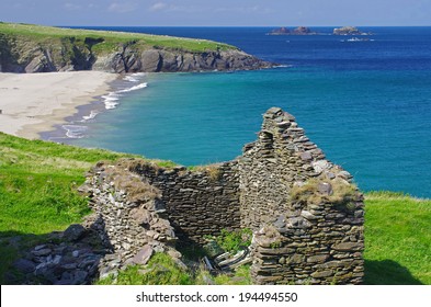 Deserted House On Blasket Islands