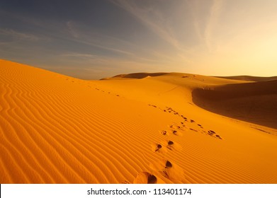 Deserts and Sand Dunes Landscape at Sunrise
 - Powered by Shutterstock