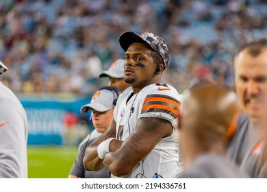 Deshaun Watson Cleveland Browns Jacksonville Jaguars TIAA Bank Field Jacksonville Florida August 12, 2022