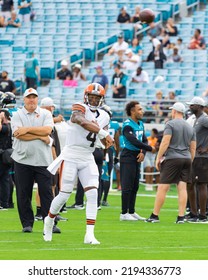 Deshaun Watson Cleveland Browns Jacksonville Jaguars TIAA Bank Field Jacksonville Florida August 12, 2022